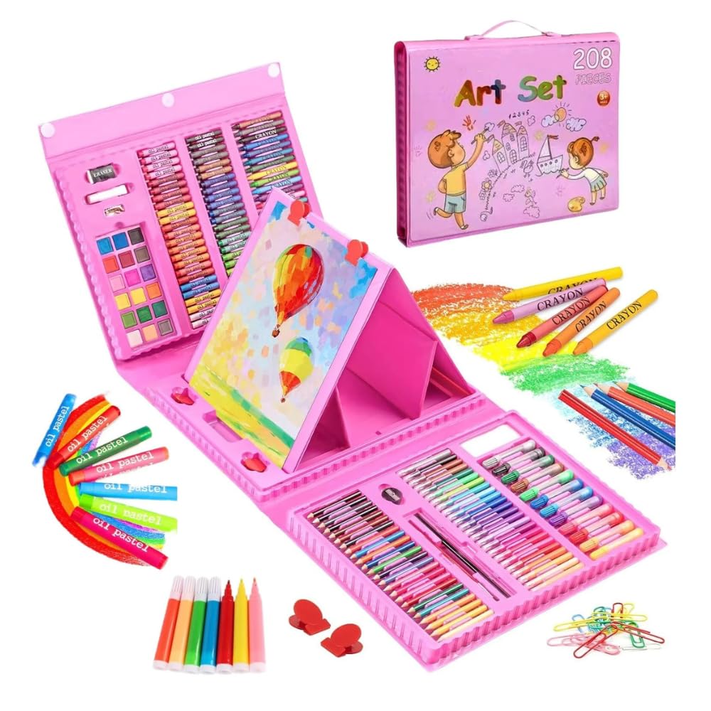 Amazon.com: 208-Pieces Drawing Art Kit, Art Supplies Gifts for